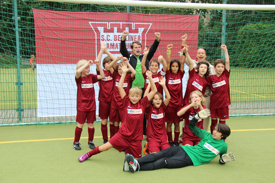 Fussballkids - Trikotsponsor KidsCoach Berlin Evelyn Derenthal - 