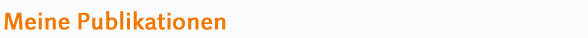 Meine Publikationen